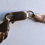 Vintage 9Ct Solid Gold 375 Flat Curb Link Chain. Bracelet 4,46g - L 7,2" Image 8