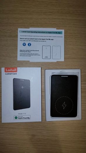 Loshall Card Smart Tag Tracker for Wallet Apple