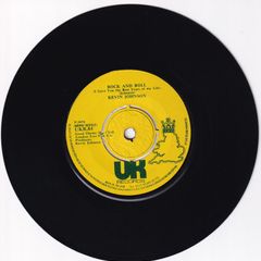 Kevin Johnson Rock And Roll Irish Pressing 1974 Single