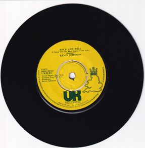Kevin Johnson Rock And Roll Irish Pressing 1974 Single