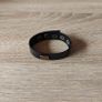 Black genuine leather bracelet Image 4