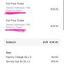 x2 Alex Warren Standing Tickets Image 4