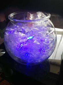 Light in fish bowl