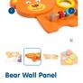 Bear Wall Panel / motor skills board Image 3