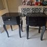 Black Glass Bedside Locker + Matching Upcycling Project FREE Image 5