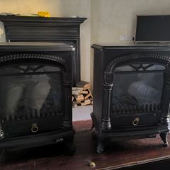Fireplace style radiator x2