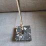 Vintage Desktop Danish Denmark Flag On Marble Base Rare V Cut Image 3