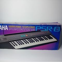 Yamaha Psr-8 Portatone Electronic Keyboard & Stand In Box - Very Rare - Working