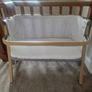 Babylo Nod Co-Sleeper Crib & Mattress. Includes Manual, travel bag Image 2