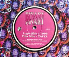 Binary Finary - 1998 - Aquarius Records - TRANCE Classic! ORIGINAL Late 1997 PRESSING!