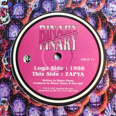 Binary Finary - 1998 - Aquarius Records - TRANCE Classic! ORIGINAL Late 1997 PRESSING!