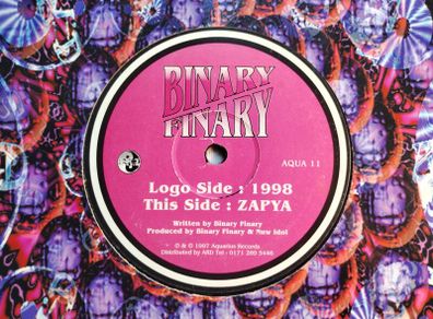 Binary Finary - 1998 - Aquarius Records - TRANCE Classic! ORIGINAL Late 1997 PRESSING!