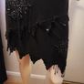 1990s Y2K Black Beaded Party Dress Image 3