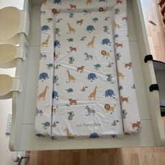 Baby changing table + Tommee Tippee caddy organiser