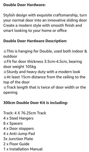 sliding door bracket