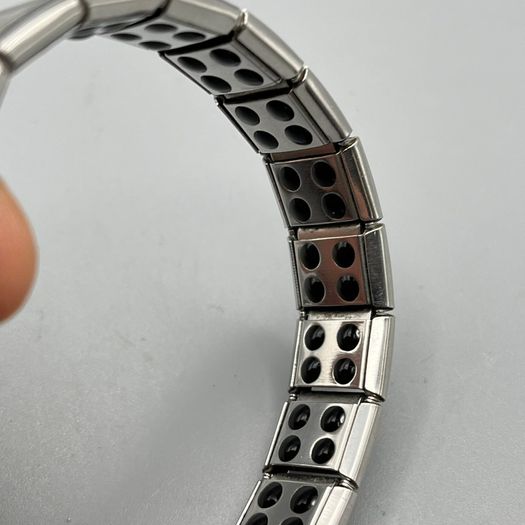 Germanium Stone Titanium Health/Relief Expandable Magnetic Bracelet - Unisex