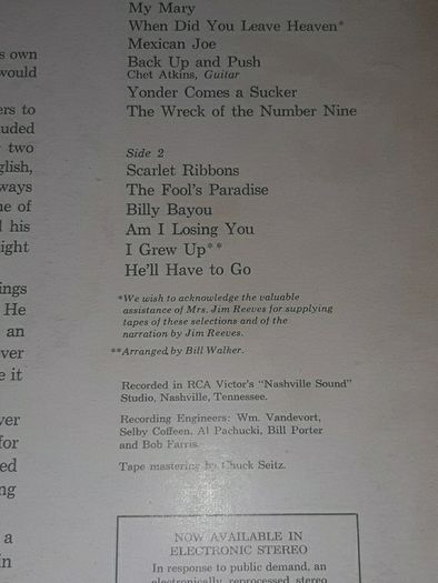 record Jim Reeves
