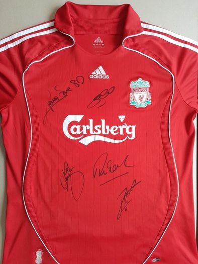 Liverpool FC autographs Liverpool legends