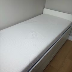 Guest bed with under bed and storage