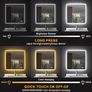 LED Bathroom Mirror illuminated anti fog  including built in  Bluetooth Speaker, Image 4