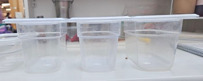 Ice cream/gelato pans and lids