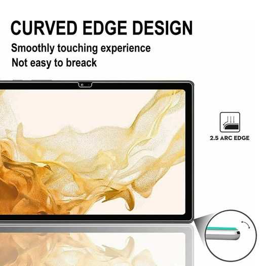 For Samsung Galaxy Tab S8 Plus Tempered Glass Screen Protector Saver X800 / X806 New - FHT39SMTG