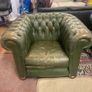 Pair of Vintage Chesterfield Low Back Club Chairs Image 4