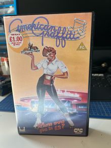 American Graffiti VHS Big box ex rental