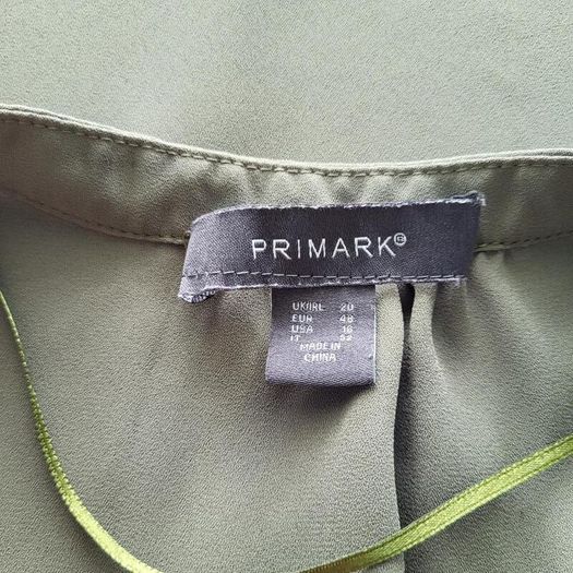 Primark khaki top/blouse, Size 20