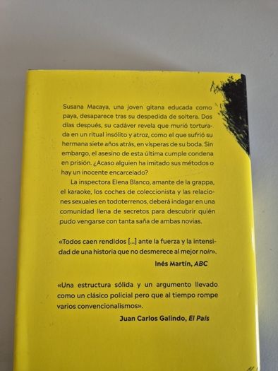 Books in Spanish / Libros / La Novia Gitana Carmen Mola / Paz Mental