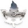 Signed Enamel Silver Brooch Image 3