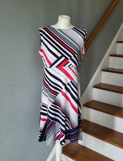 Marble summer dress, Size 14