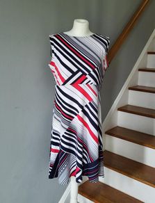 Marble summer dress, Size 14