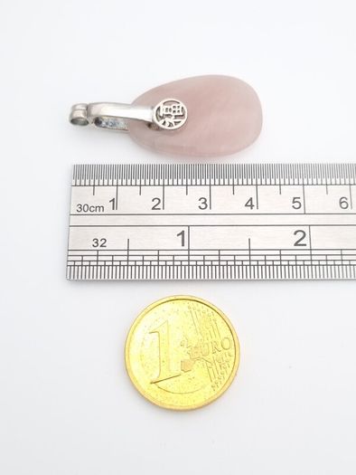 Sterling Silver 3-Stone Interchangeable Pendant- Rose Quartz, Citrine, Black Onyx
