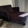 2 Seater Suede Pull-Out Sofa Bed Image 3