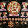 Birthday PIZZA themed decorations Image 3