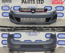 Front And Rear Bumper / Kit For Vw Golf Mk7 To Mk 7.5 Gti Gtd Mk