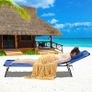 Adjustable Sun Lounger W/Pillow (FREE POSTAGE) Image 3