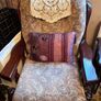 Floral couch and arm chairs Image 3