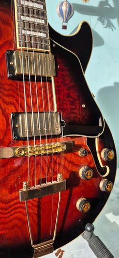 Ibanez AG95QA DBS  Hollow Body Electric Guitar