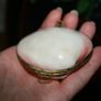 Vintage Genuine Clam Shell Compact Beautiful 2,4" Image 9