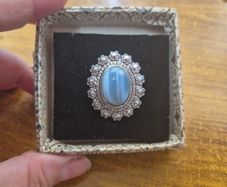 Vintage  Brooch with a stamp