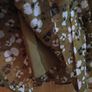 brown floral ruffle dress Image 5