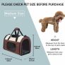 Pet Carrier, Airline Approved Dog Carrier, Small Medium Cat Carrier, Portable Breathable Pet Travel Carrier, Collapsible Soft-Sided Mesh Puppy Carrier for Small Medium Dogs (MULTIPLE COLOURS/SIZES) Image 7