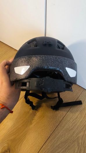 B'Twin Decathlon Cycling Helmet Black with Dial Fit System