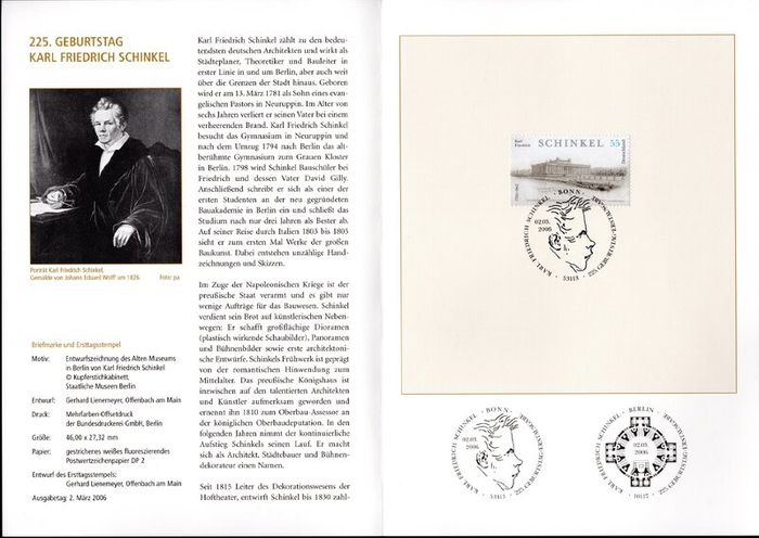 2006 Bundes Republic Deutschland (Germany) Federal Annual Stamp EFT Collection with 50 Images of contents