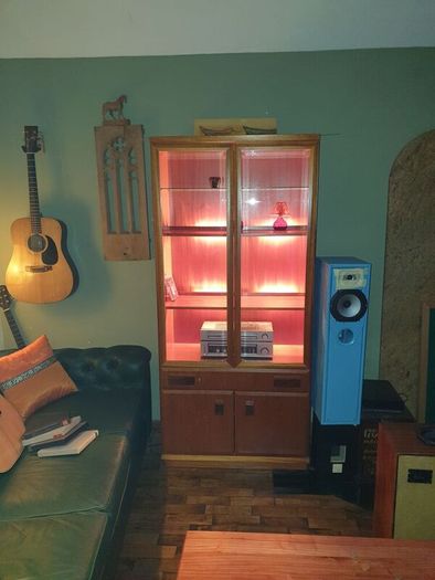 Mid century Danish teak  stereo cabinet