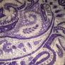 purple silk beautifully coloured scarf Image 3