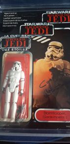 Star Wars Rare Signed Kenner Vintage Stormtrooper MOC!!