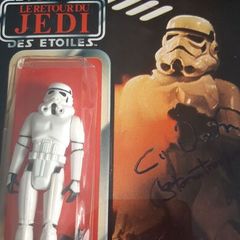 Star Wars Rare Signed Kenner Vintage Stormtrooper MOC!!